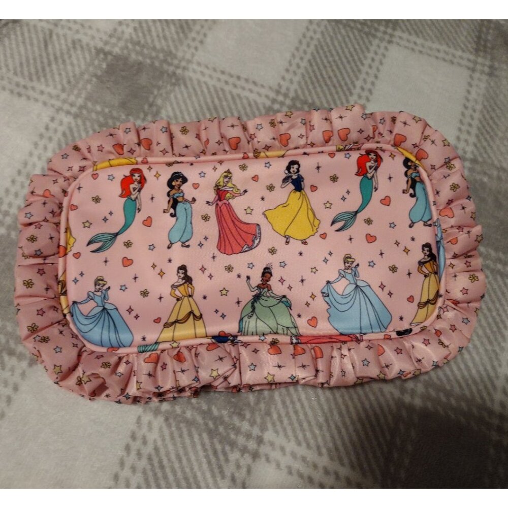 FIRM — Stoney Clover Lane Disney Princess Never Stop Dreaming ruffle small pouch